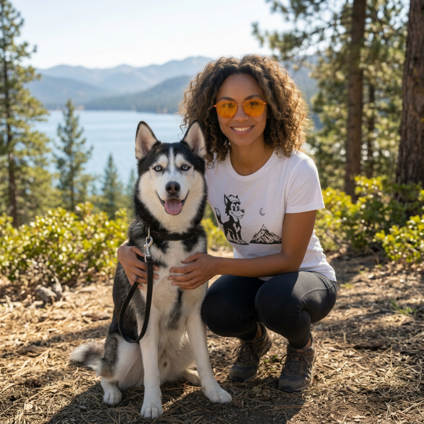 Retro Wolf Graphic T-Shirt | Unisex 90s Cartoon Streetwear & Indie Aesthetic Tee